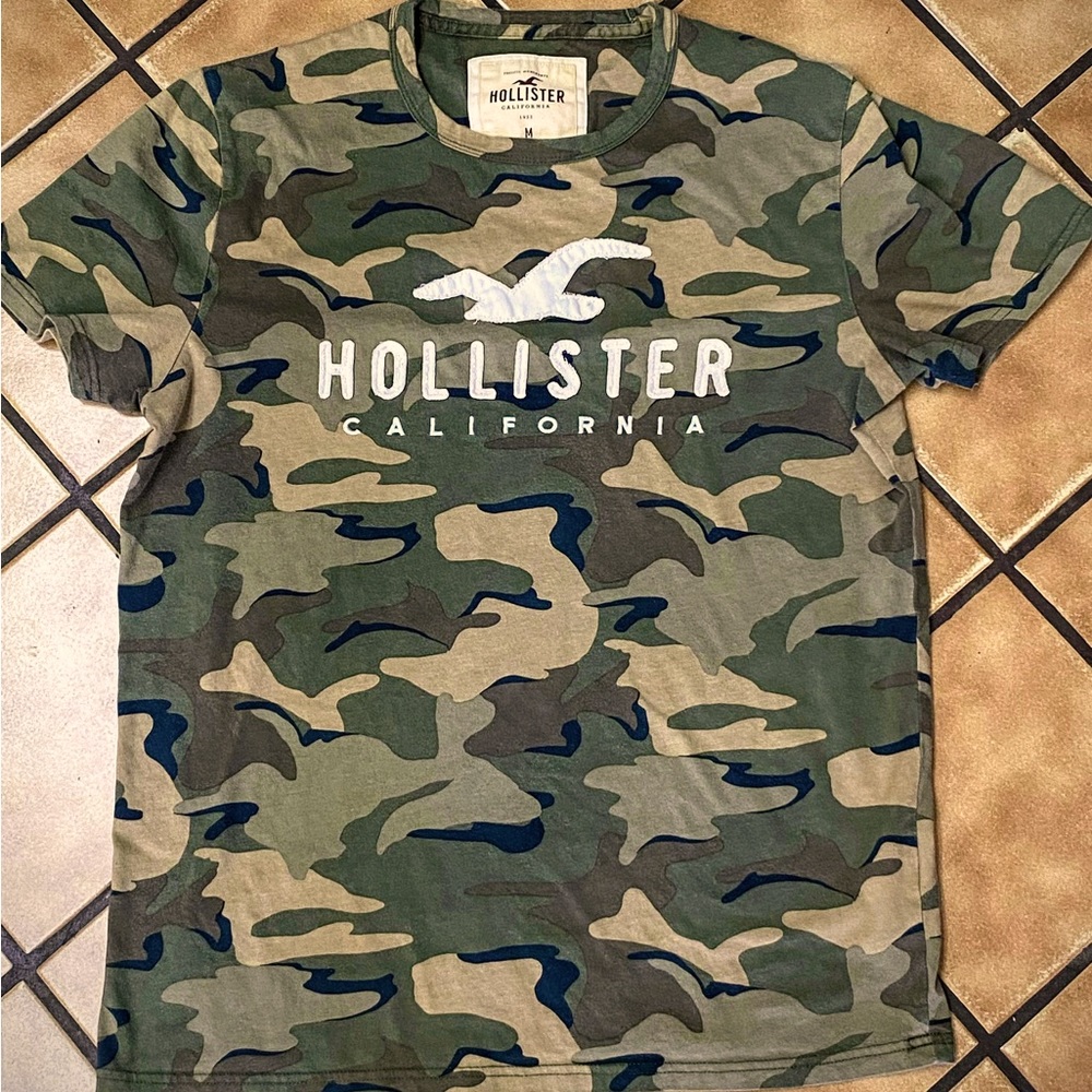 Hollister Men’s T-Shirt Sz-M